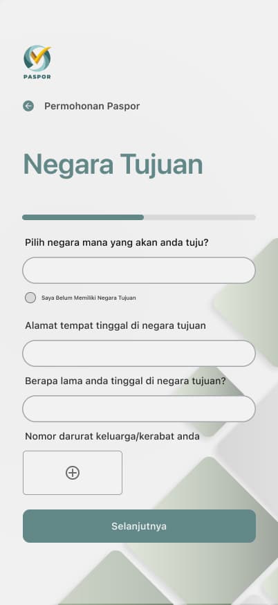 Step 4: Negara Tujuan