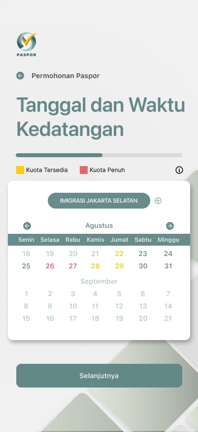Step 5: Penjadwalan